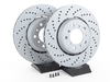 Zimmermann Front Cross-Drilled & Floating Brake Rotors -E46 M3 US/Euro 34112282801-ZIMM View 1