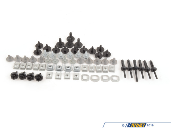 Genuine BMW Genuine BMW Front bumper hardware kit - E90, E91, E92, E93 51112410005