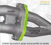 Turner Motorsport E30 M3 Exhaust Center Section to Header Flange - (NO LONGER AVAILABLE) TEN3049FLA View 4