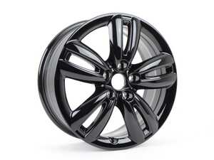 501 MINI Track Spoke Wheel 17" (5x112) Black - Priced Each - F55 / F56 / F57