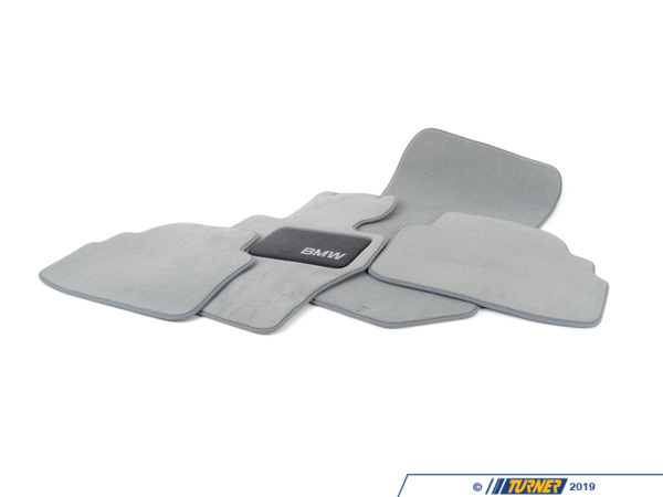 Genuine BMW Genuine BMW Carpet Floor Mats, Gray - 82112293535 82112293535