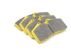 Pagid Racing StopTech Calipers ST40 ST45 - Race Brake Pad Set - Pagid RS19 Yellow - (NO LONGER AVAILABLE) TMS2519 View 1