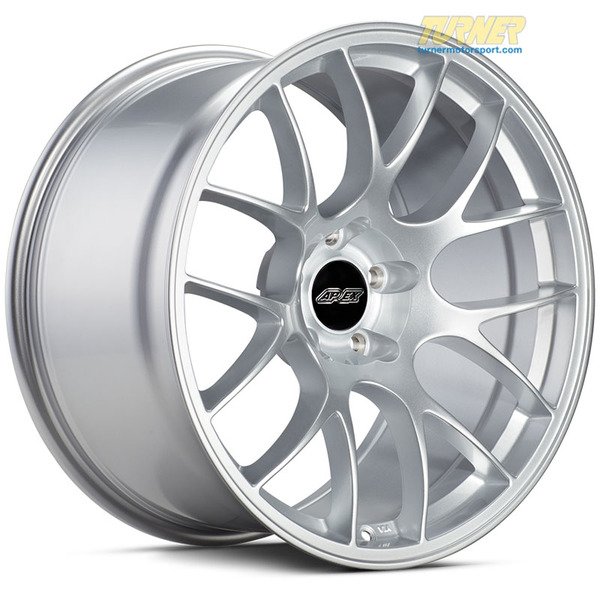 APEX Wheels APEX EC-7 19x10" ET25 Silver Wheel 23.5lbs EC71910ET25RS