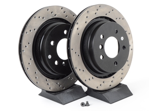 Cross-Drilled Brake Rotors - Rear - E36 M3 / M Coupe / Roadster (pair)