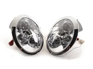 MINI R53 Halo LED Projector Chrome Headlights - Pair 2LHP-MINI01-TM