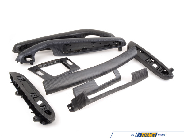 Genuine BMW Interior Trim Kit - Black Cube 51417902873KT1
