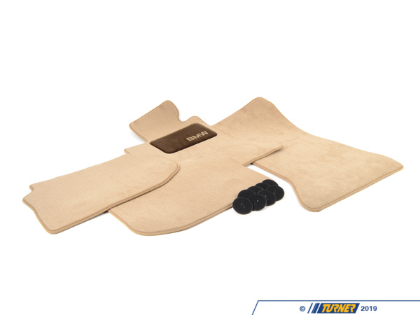 Genuine BMW Genuine BMW Carpeted Floor Mat Set - Vento Beige 82110440465