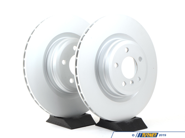 Genuine BMW Rear Brake Rotors - F01 750i 750xi, F07 550i GT, 550xi GT 34216775291