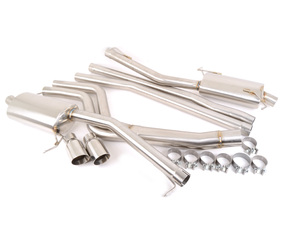 aFe MACH Force-Xp 2-1/2in Stainless Steel Down-Pipe Back Exhaust System - F10 535i 2011-2015
