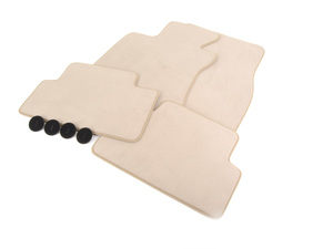 Genuine BMW Set Of Floor Mats Velours Creambeige - 51479117347 - E63