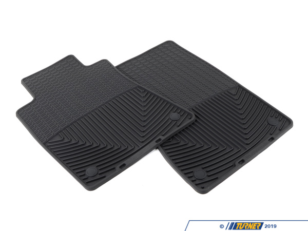 WeatherTech Front Rubber Mats - Black - E31 E32 E34 Z3 W37