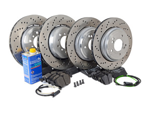 Complete Front & Rear Brake Package for E85 Z4 M Roadster, E86 Z4 M Coupe