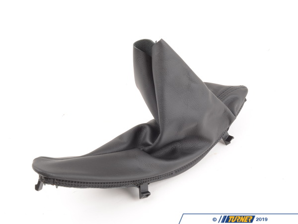 Genuine BMW Genuine BMW Leather Handbrake Lever Cover - Schwarz 34428094845