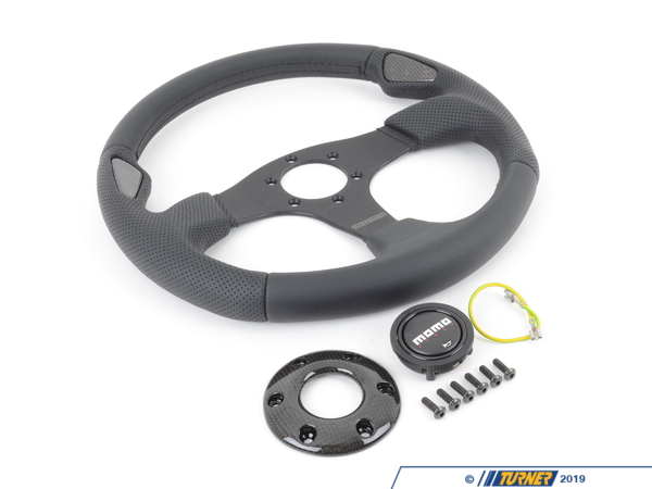 MOMO MOMO Jet Steering Wheel - Black - 350mm  - (NO LONGER AVAILABLE) JET35BK0B