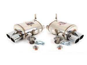 Supersprint Sport Muffler Set - 4x80mm Tips - Z4 M Coupe/Roadster 