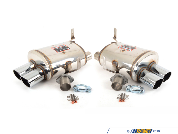 Supersprint Supersprint Sport Muffler Set - 4x80mm Tips - Z4 M Coupe/Roadster  TMS343