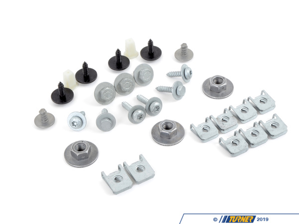 Genuine BMW Rear bumper mounting hardware 51122410021