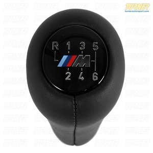 Manual BMW Shift Knob - M Logo Weighted Anatomic - 5 or 6 Speed Pattern 