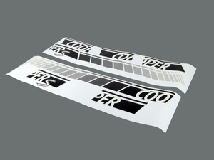 Genuine MINI Side Stripes, Black Cooper/Cooper S - 51142220095
