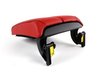 Genuine BMW Genuine BMW Split Center Armrest - Coral Red Dakota Leather - E90, E91, E92, E93 51169134492 View 6