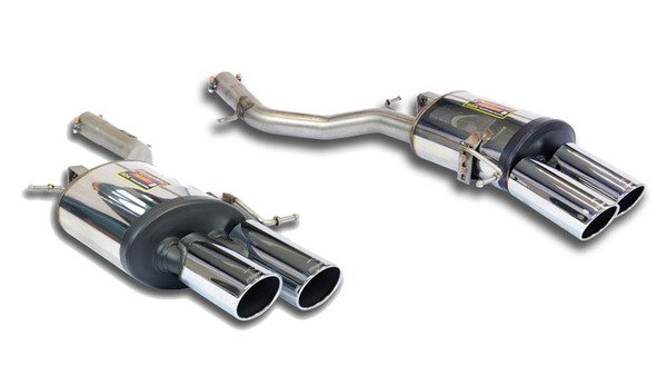 Supersprint F10 550i Supersprint Performance Mufflers (Set) - for M5 Rear Bumper 983076-983056