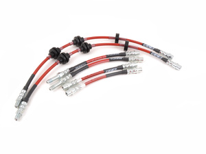 ECS Tuning Exact-Fit Stainless Steel Brake Lines (Full Kit) - E82/88 E9X Non-M RWD