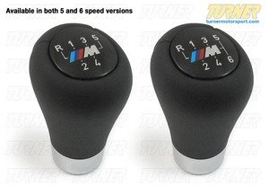 Manual BMW Shift Knob - ZHP Style Weighted Anatomic - 5 or 6 Speed Pattern