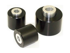 Rear Differential Mounts - Turner Solid Delrin/Aluminum - E46, X3, Z4
