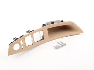 Genuine BMW Beige Front Door Handle Trim - Left - F10