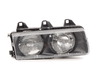 TYC E36 1992-99 Replacement Headlight Housings (pair) 63121387863 View 4