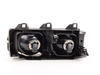 TYC E36 1992-99 Replacement Headlight Housings (pair) 63121387863 View 5