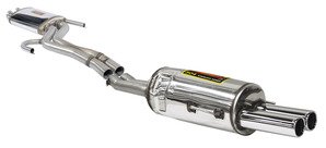 E32 740i/iL Supersprint Stainless Exhaust System (Center Resonator + Rear Muffler)