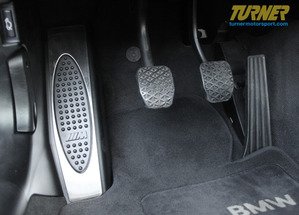 Genuine BMW M Aluminum Footrest / Dead Pedal - E46 Sedan