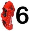 Brembo Brembo Front 6-Piston Big Brake Kit - E60 E63  1M1.9009A View 1