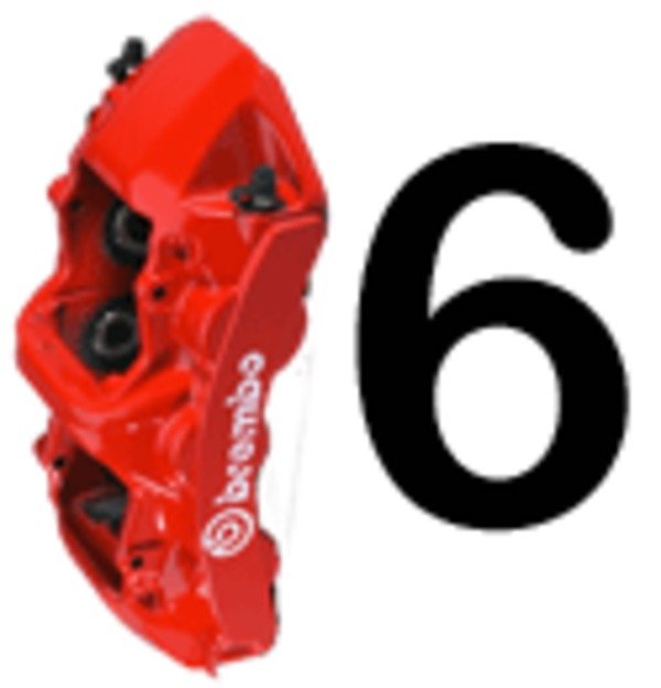 1M1.9009A - Brembo Front 6-Piston Big Brake Kit - E60 E63