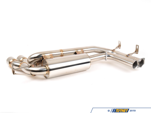 Megan Racing Megan Supremo Axle Back Exhaust - Polished Tips - E46 M3 MRABEBE46M30E