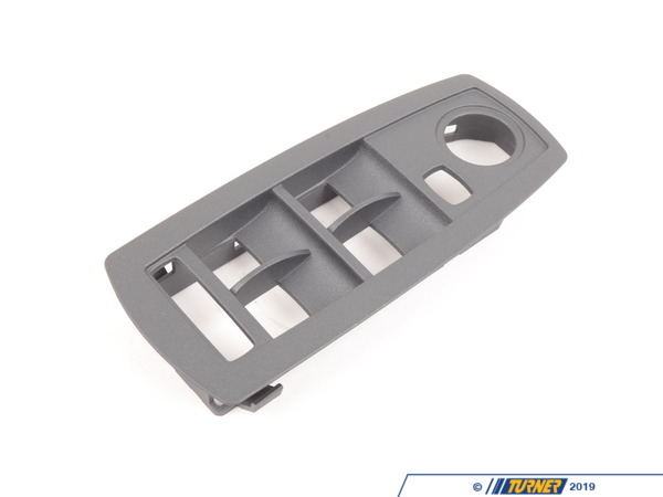 Genuine BMW Genuine BMW Switch Cover, Front Driver S - 51413411746 - Schiefergrau 51413411746
