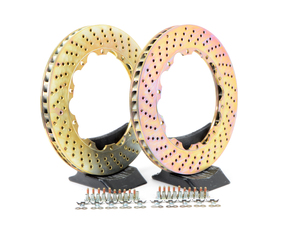 345x28 Brembo Brake Kit Cross-Drilled Rotors (Pair - Left and Right)