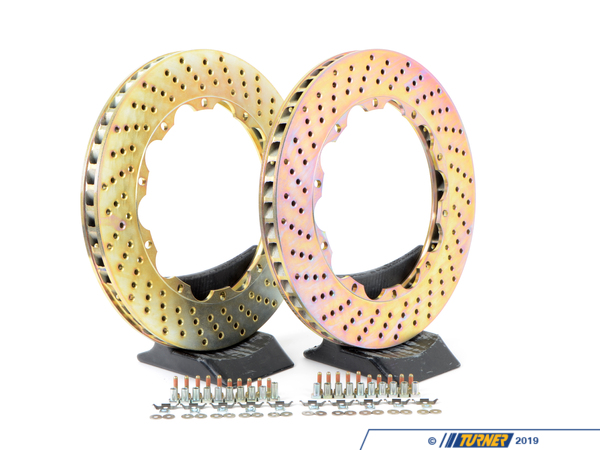 Brembo 345x28 Brembo Brake Kit Cross-Drilled Rotors (Pair - Left and Right) BREMBO-345-28-CD