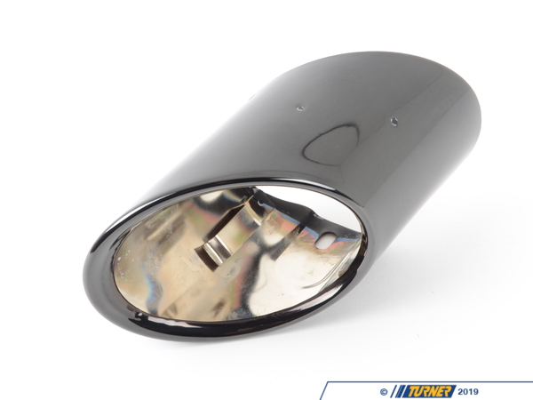 Genuine BMW Genuine BMW Exhaust Tip - Black Chrome - E70 X5 xDrive35i, E71 X6 xDrive35i 18307534962