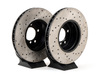StopTech Cross-Drilled Brake Rotors - Front - E60 5 Series 6 Cyl 525/528/530/535 (Many, See List) (pair) - (NO LONGER AVAILABLE) 34116753221CD View 1