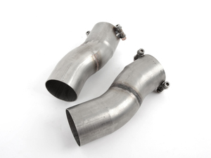 MERCEDES W211 E 55 AMG V8 (Sedan + S.W.)  '02 -> '06 Connecting pipes kit Right - Left for OEM centre exhaust (� 70mm)