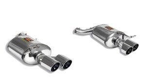 E90 335d Supersprint Performance Mufflers (4x80mm Tips)