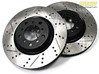 StopTech Cross-Drilled & Slotted Brake Rotors - Rear - E46 330i 330Ci 330xi (pair) - (NO LONGER AVAILABLE) 34201166073CDS View 4