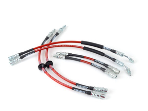ECS Tuning Exact-Fit Stainless Steel Brake Lines (Full Kit) - E85/86 Non-M Z4