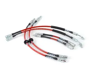 ECS Tuning Exact-Fit Stainless Steel Brake Lines (Full Kit) - E85/86 Non-M Z4