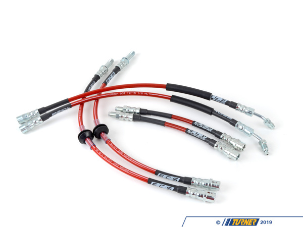 ECS ECS Tuning Exact-Fit Stainless Steel Brake Lines (Full Kit) - E85/86 Non-M Z4 002562ecsKT1