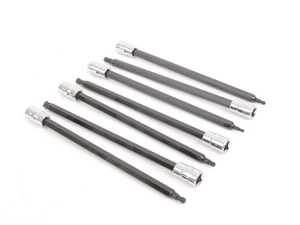 7 Pc. 1/4" Drive Ball Torx Extra Long Socket Set