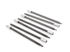 7 Pc. 1/4" Drive Ball Torx Extra Long Socket Set