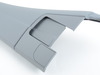 Genuine BMW Genuine BMW Lateral Trim Panel Top Rear Left Grau - 51438240787 - E46 51438240787 View 3